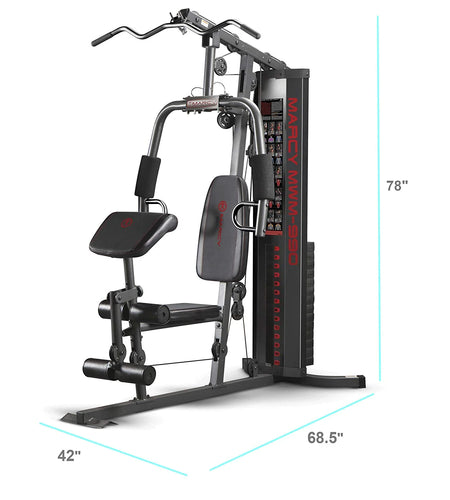 Dual-Functioning Full Body 150Lb Stack Home Gym Workout Machine MWM-990