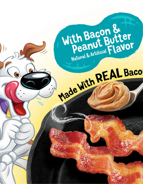 Load image into Gallery viewer, Purina  Strips Dog Treats with Real Bacon &amp; Peanut Butter Flavors Tender Chews, 40 Oz Pouch
