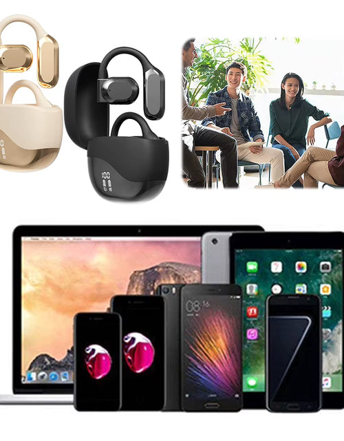 Load image into Gallery viewer, Real Time AI Translator Earbuds Bluetooth-Compatible 5.4 Noise Cancelling Smart Voice Translator Ear Hook Translation Earphones
