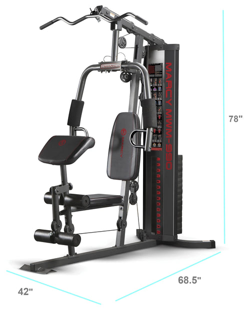 Load image into Gallery viewer, Dual-Functioning Full Body 150Lb Stack Home Gym Workout Machine MWM-990
